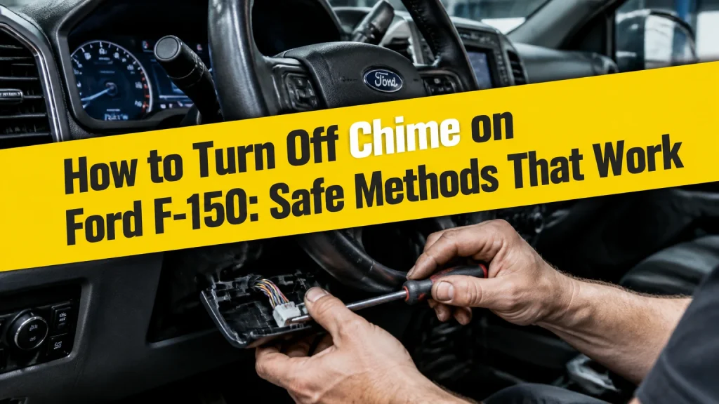 how to turn off chime on ford f150
