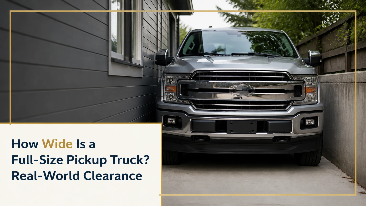 how wide is a full size pickup truck