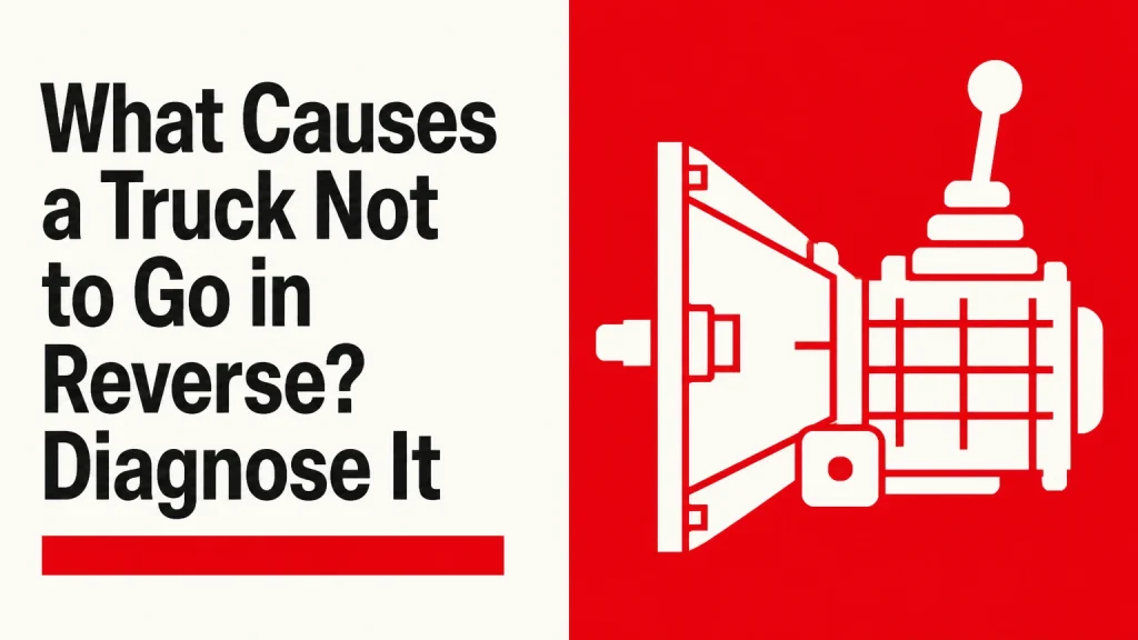 what causes a truck not to go in reverse