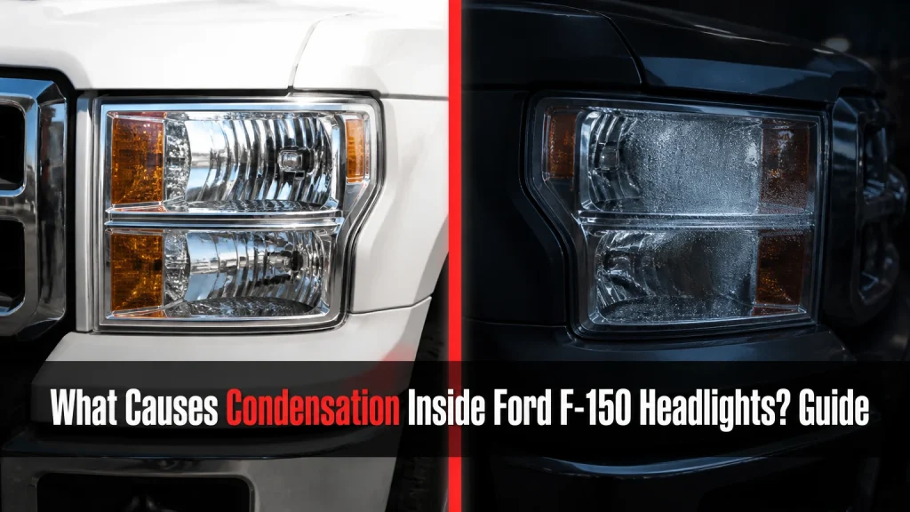 what causes condensation inside ford f150 headlights