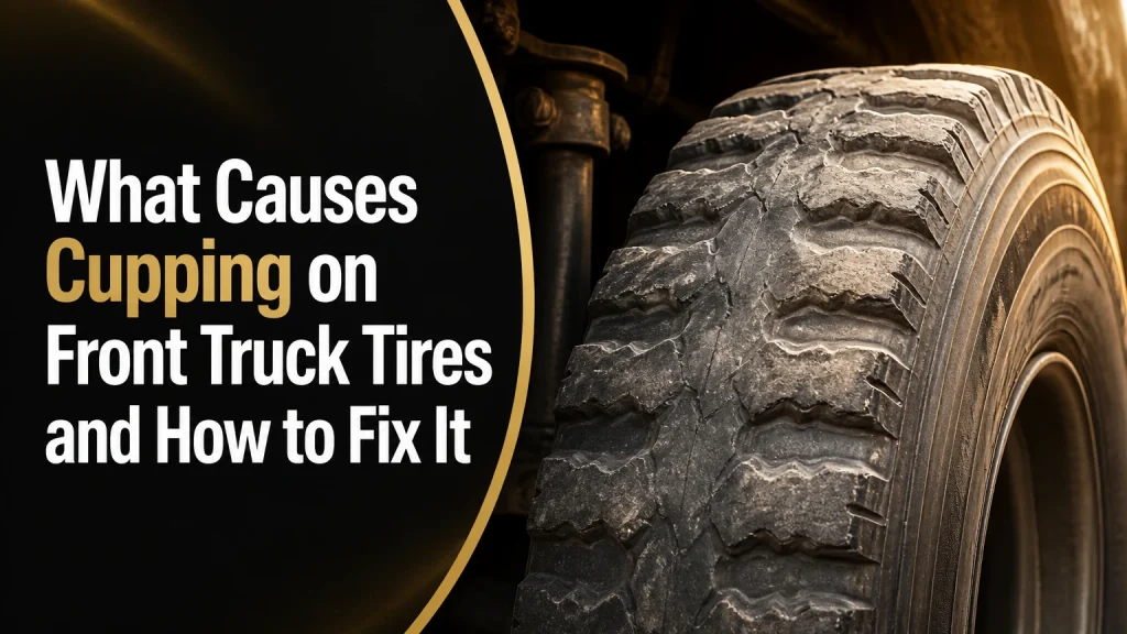 what causes cupping on front truck tires