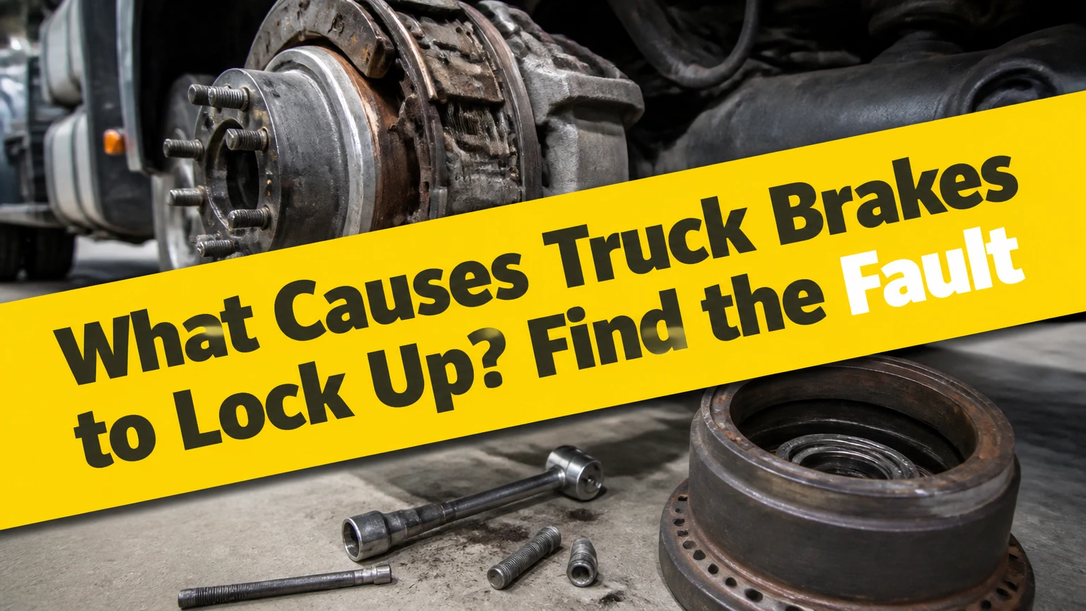 what causes truck brakes to lock up