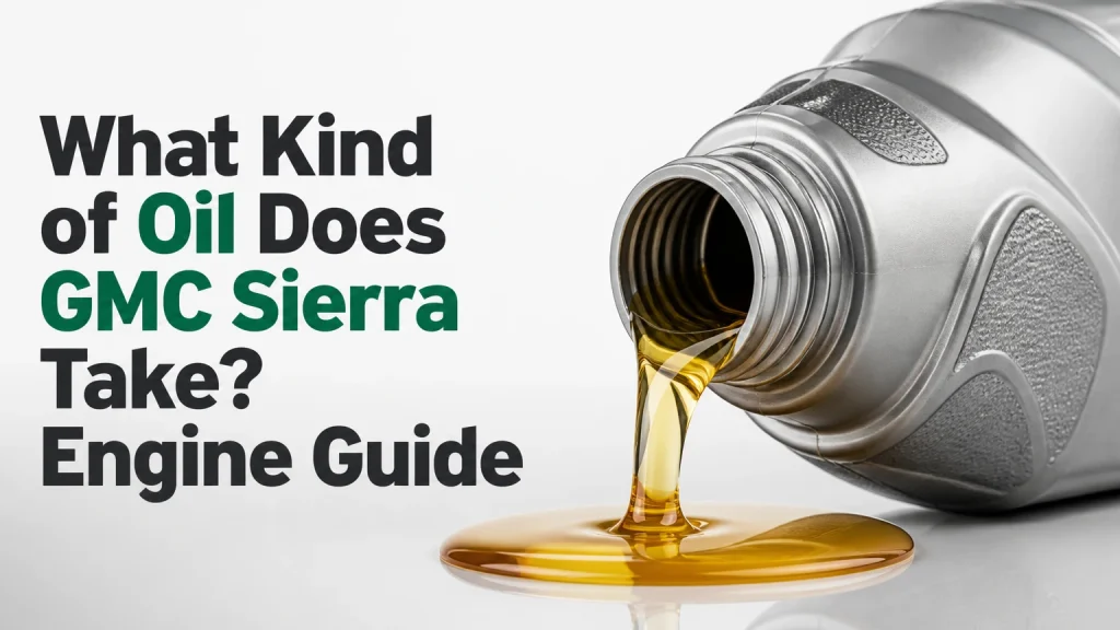 what kind of oil does gmc sierra take