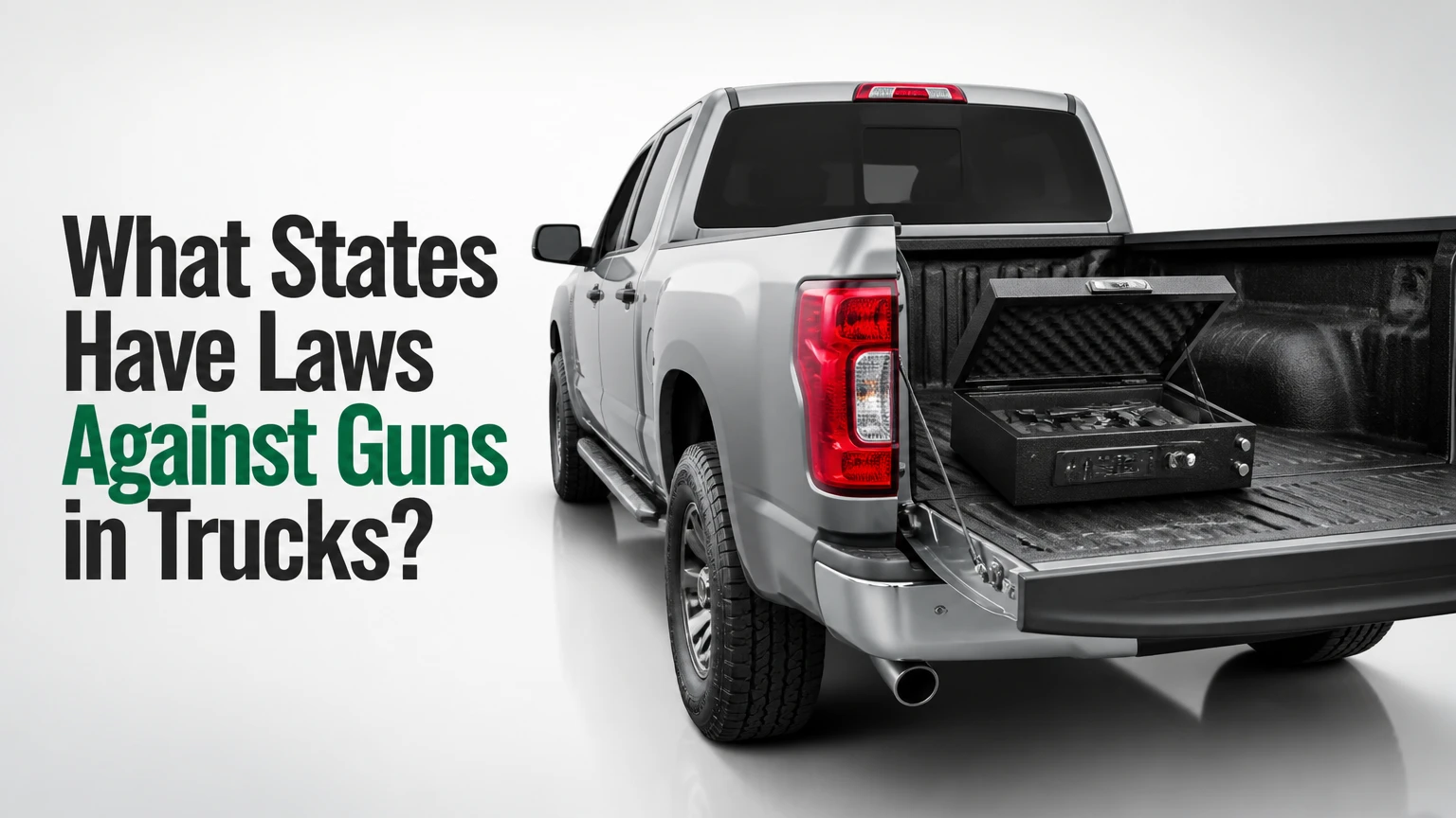 what states have laws against guns in trucks