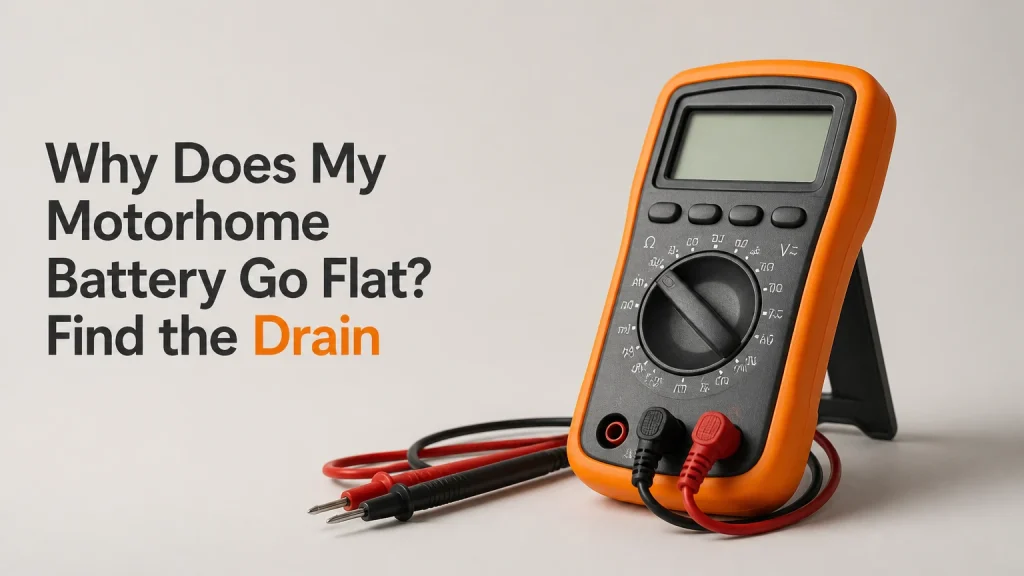why does my motorhome battery go flat