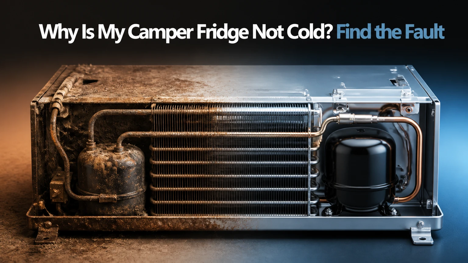 why is my camper fridge not cold