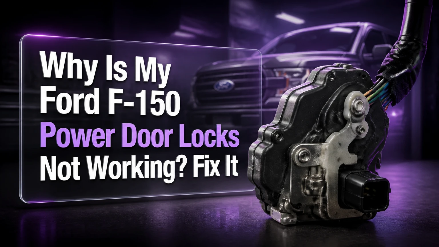 why is my ford f150 power door locks not working