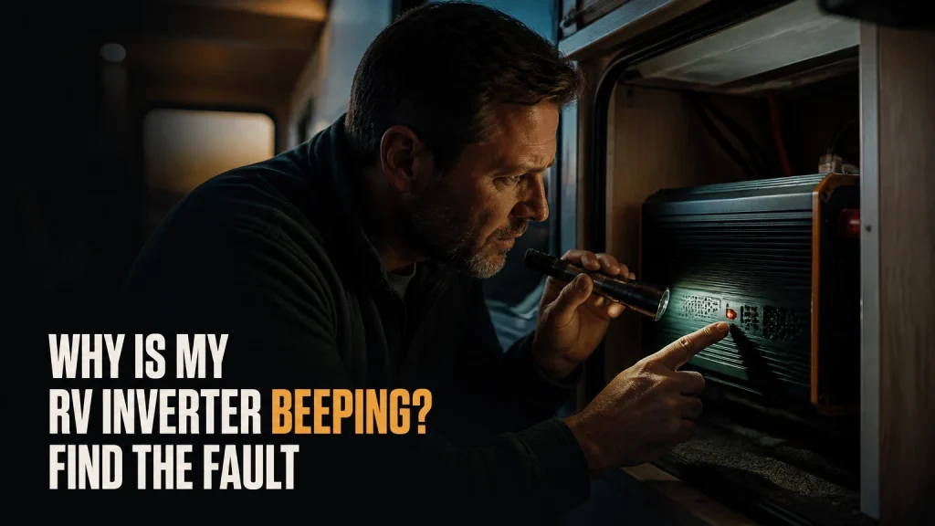 why is my rv inverter beeping