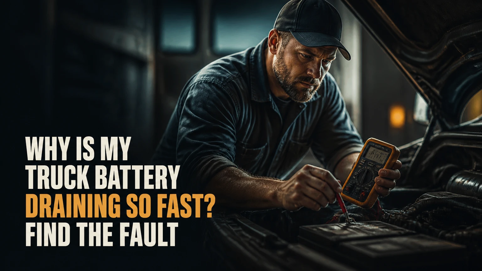 why is my truck battery draining so fast