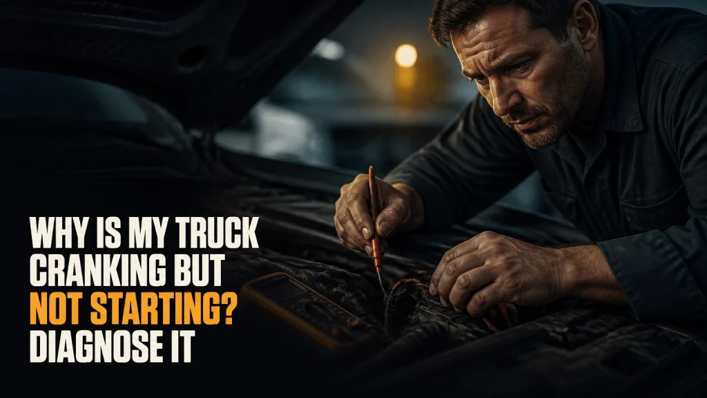 why is my truck cranking but not starting